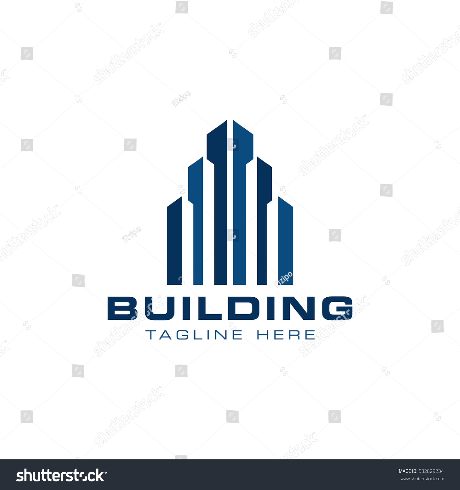 Building Logo Design Stock Vector (Royalty Free) 582829234 | Shutterstock