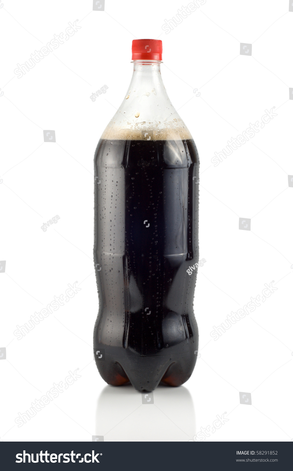 Bottle Soda Isolated On White Background Stock Photo 58291852 ...