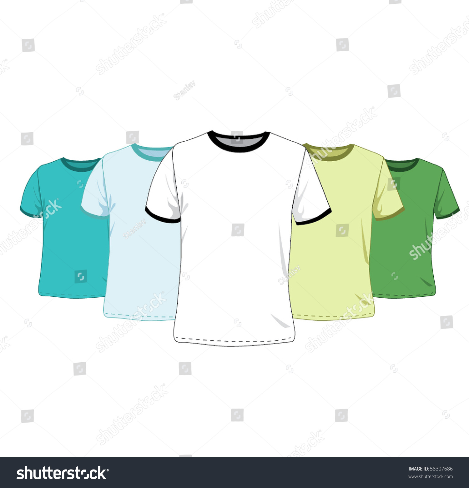 set-color-tshirt-templates-stock-vector-royalty-free-58307686