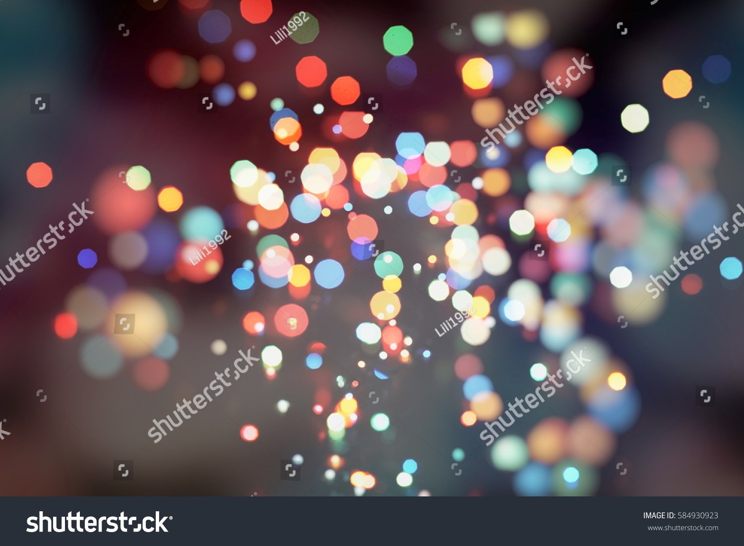 Twinkly Lights Stars Christmas Background Stock Photo 584930923 ...