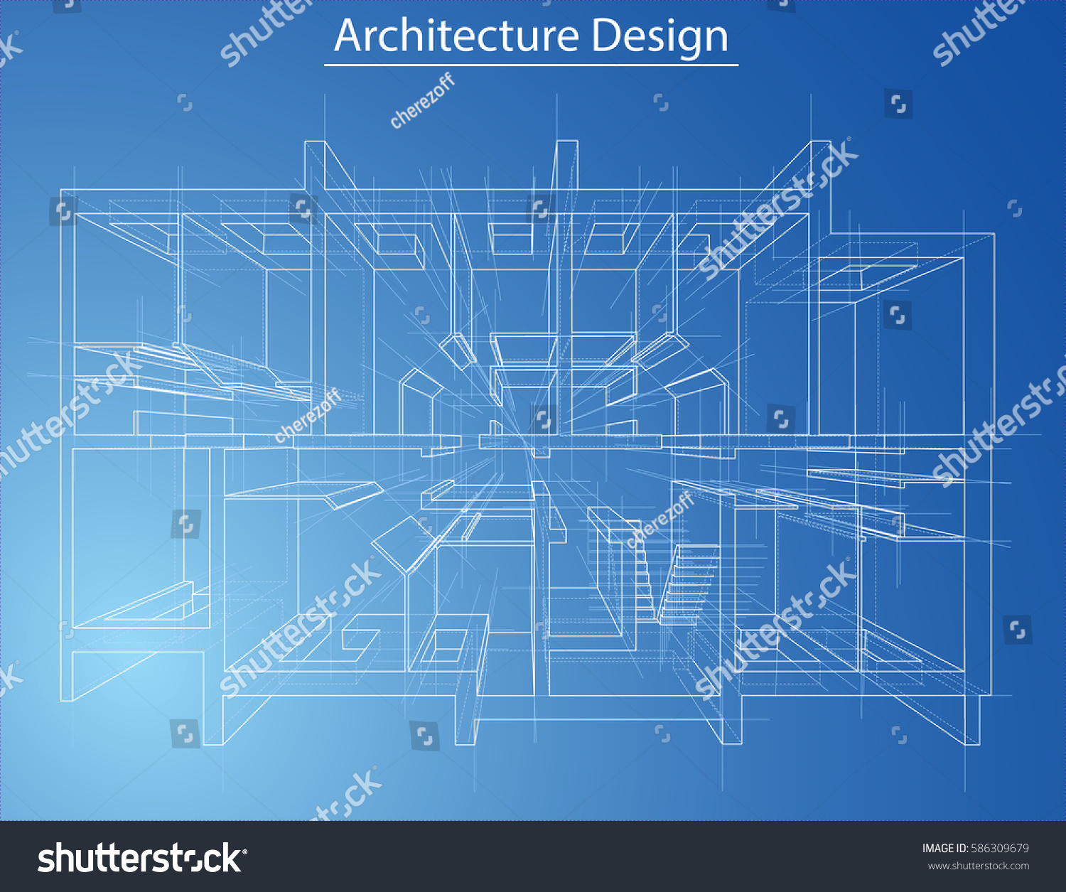 3d Rendering Vector Illustration Model Floor Stock Vector (royalty Free 