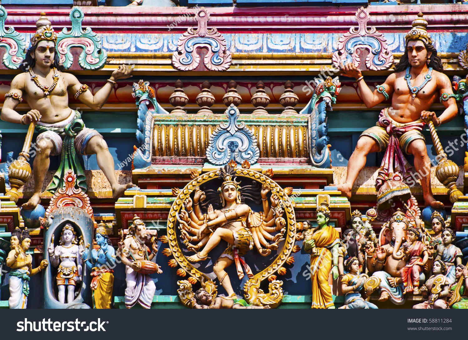 Statue Hindu God Vadapalani Murugan Temple Stock Photo 58811284 ...