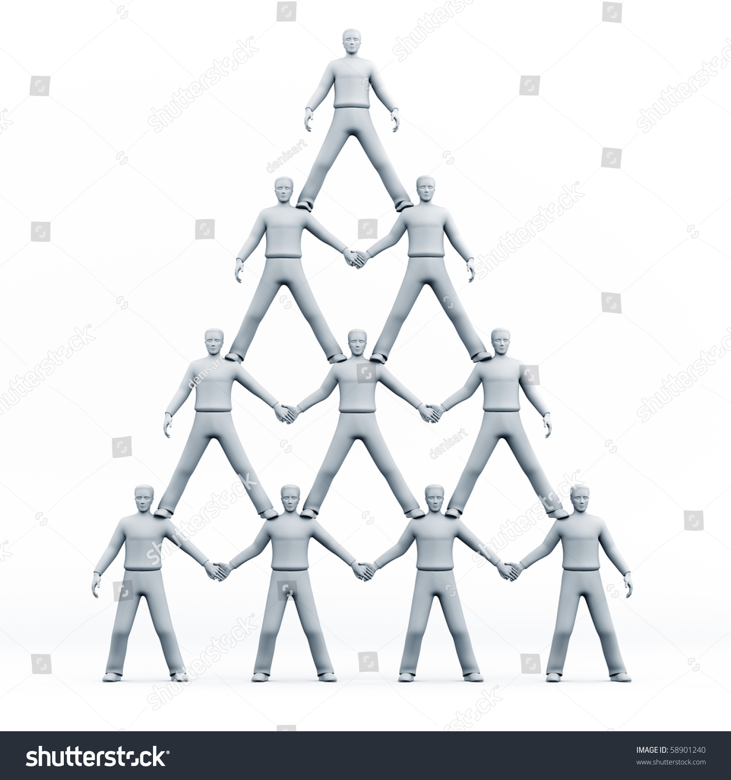 команда пирамида