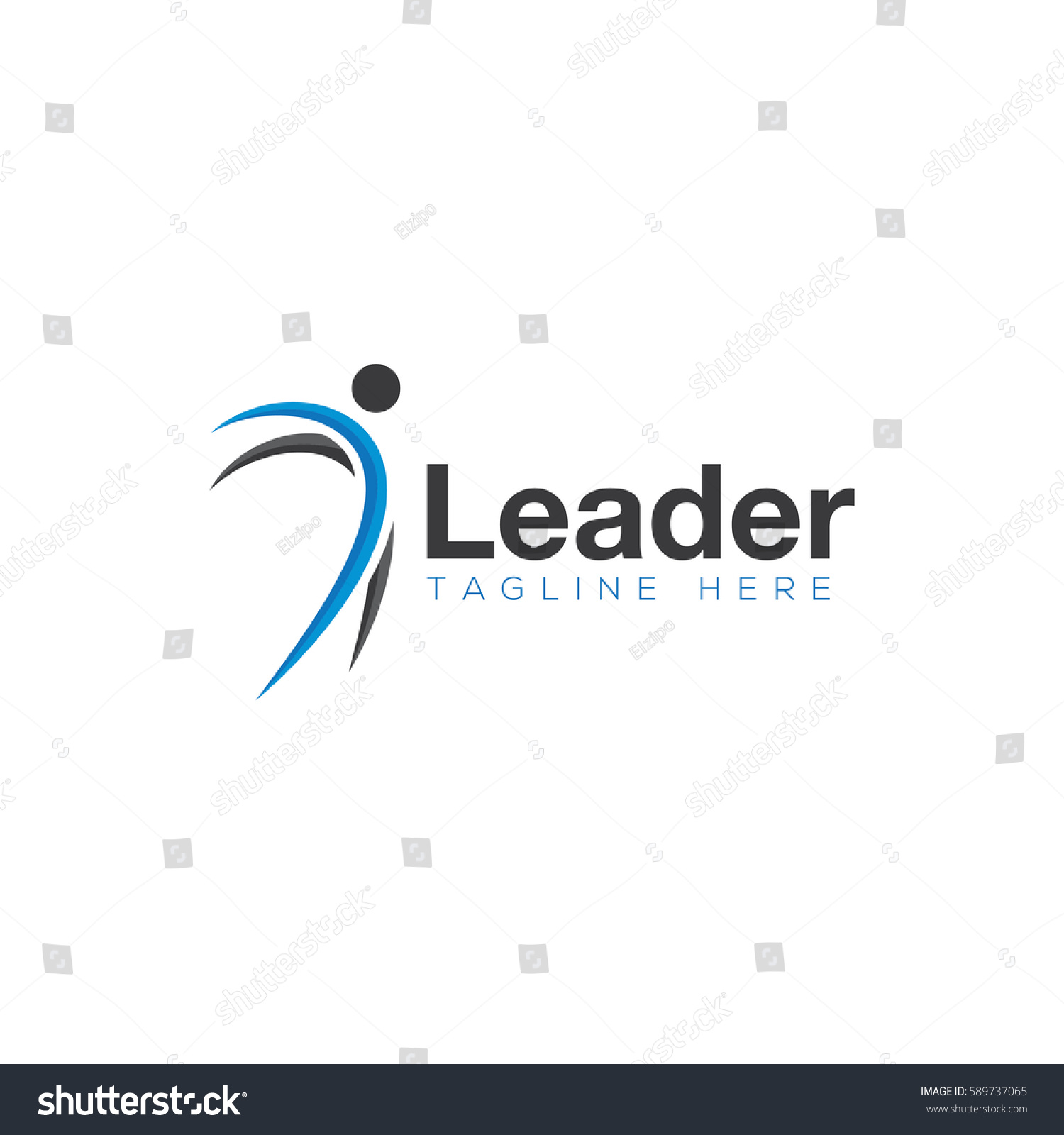 People Logo Design Stock Vector (royalty Free) 589737065 