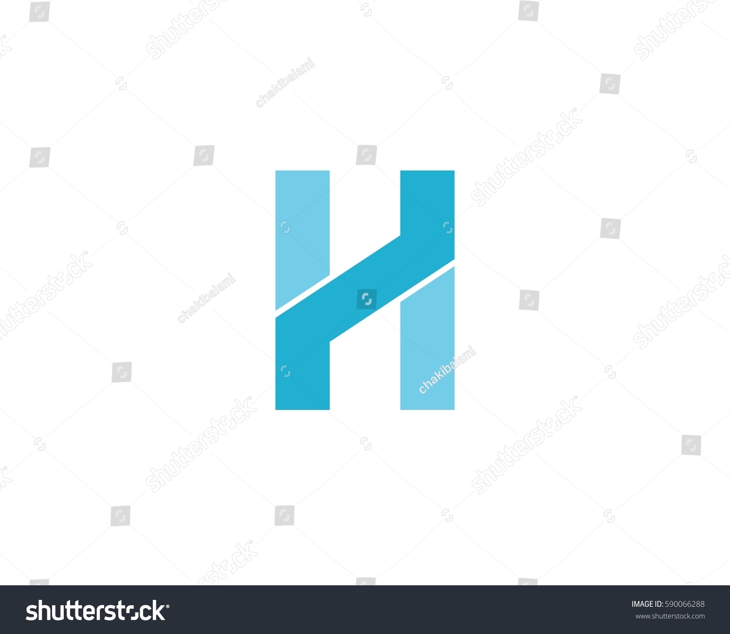 Letter H Icon Alphabet Symbol Letter Stock Vector (Royalty Free ...