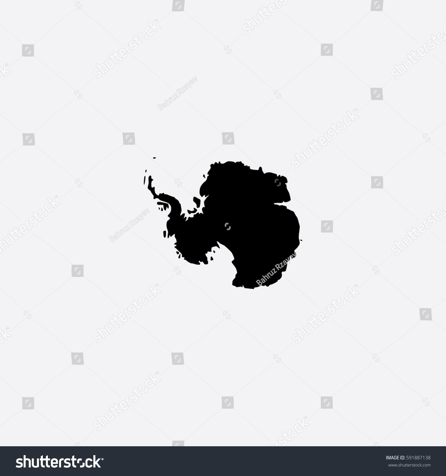 Map Antarctica Vector Illustration Stock Vector (Royalty Free ...