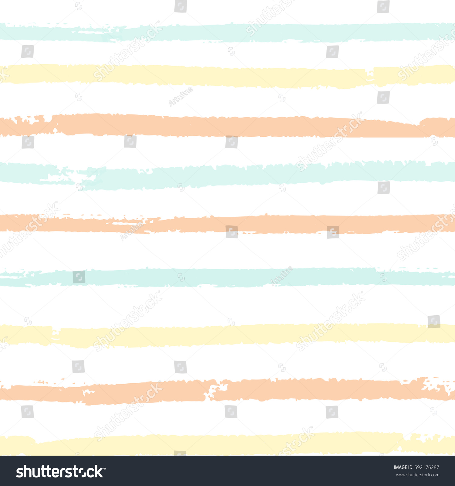 Seamless Vector Pattern Pastel Color Brush Stock Vector (Royalty Free ...