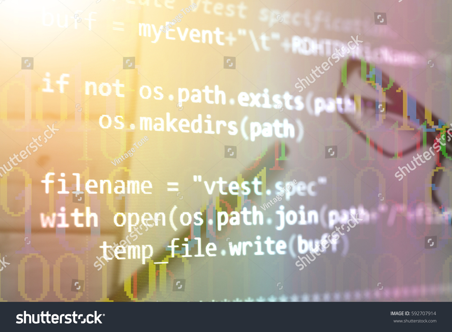 Software Development Software Source Code Programming Stock Photo ...