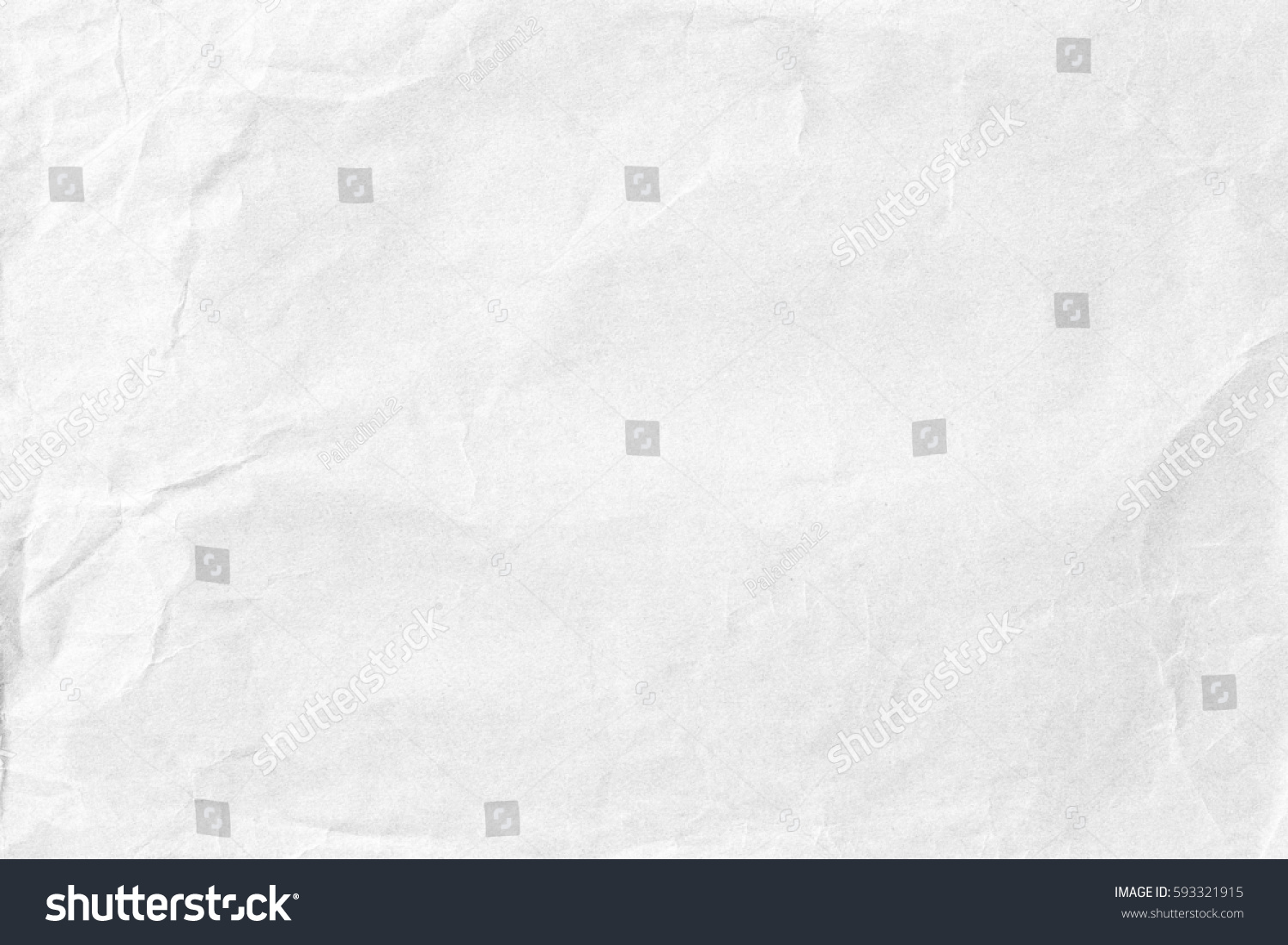 Gray Crumpled Paper Texture Stock Photo 593321915 