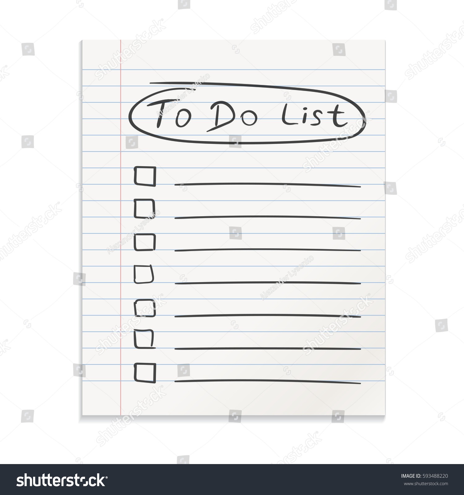 Imagens De Doodle To Do List Imagens Fotos Stock E Vetores Shutterstock