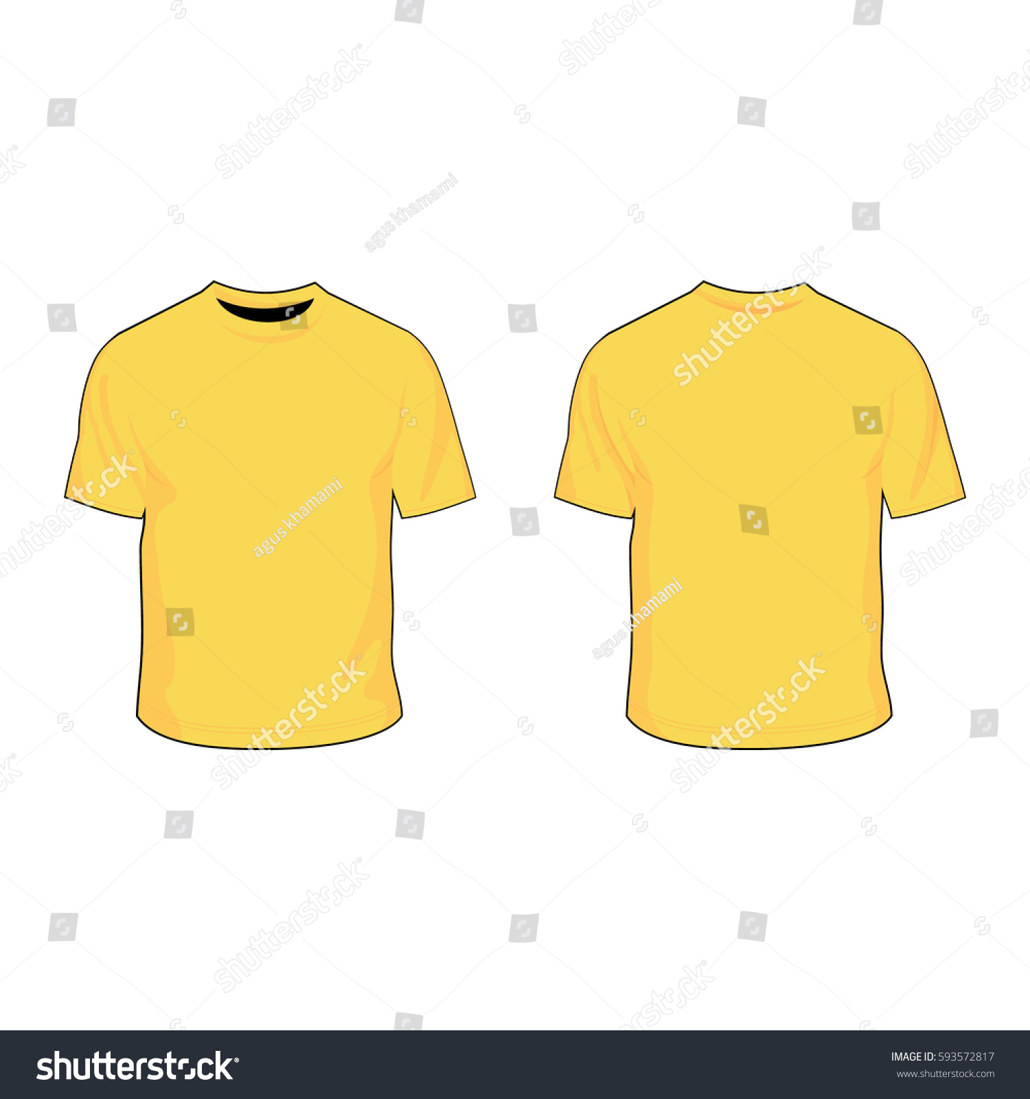 T Shirt Template Daisy Stock Vector (Royalty Free) 593572817 | Shutterstock