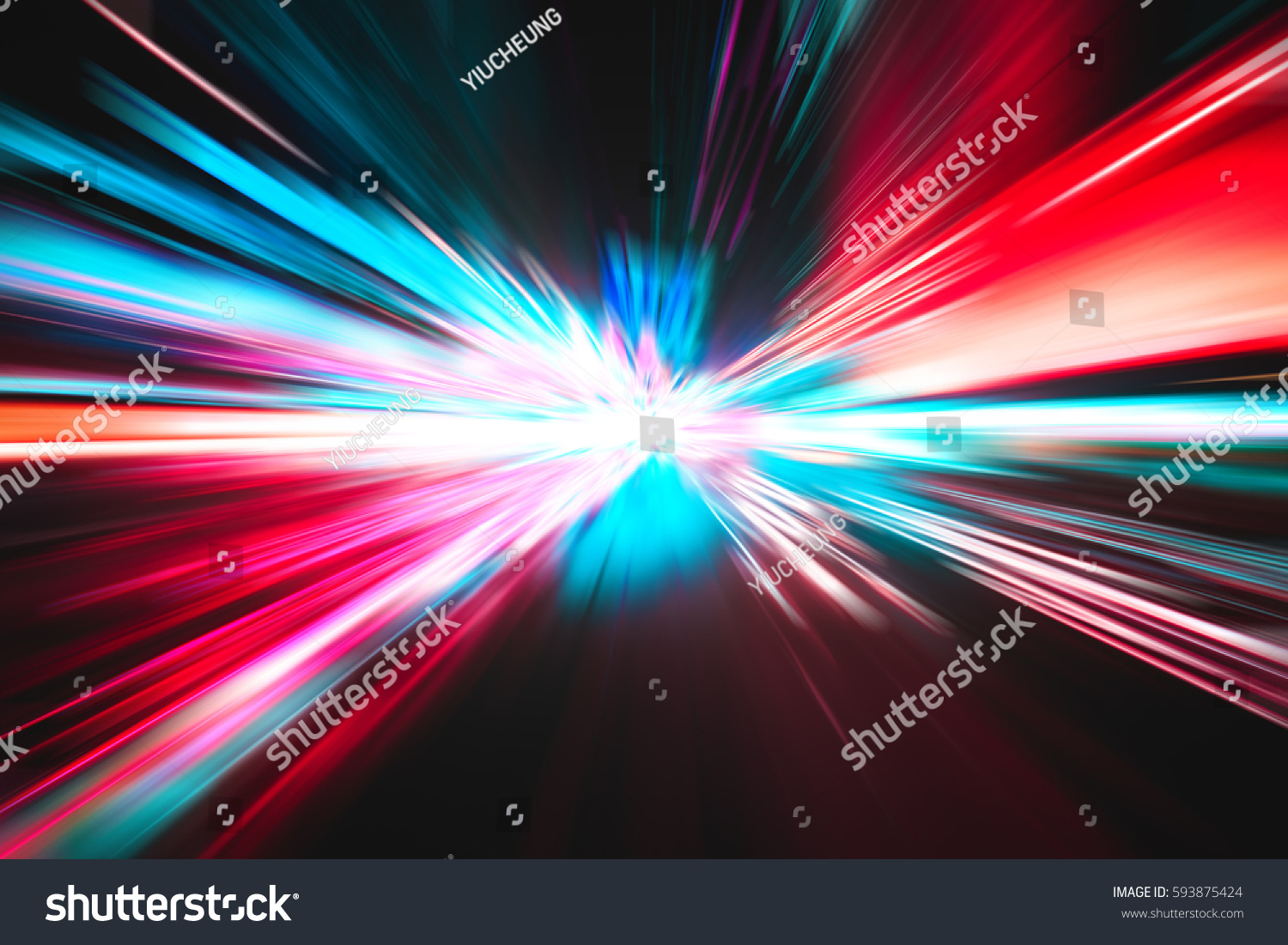 Lighting Speed Effect Background Stock Photo 593875424 | Shutterstock