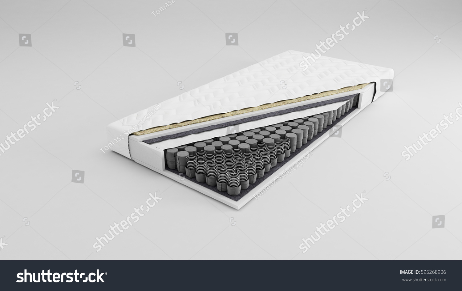 Comfort Mattress Crosssection Stock Illustration 595268906 | Shutterstock