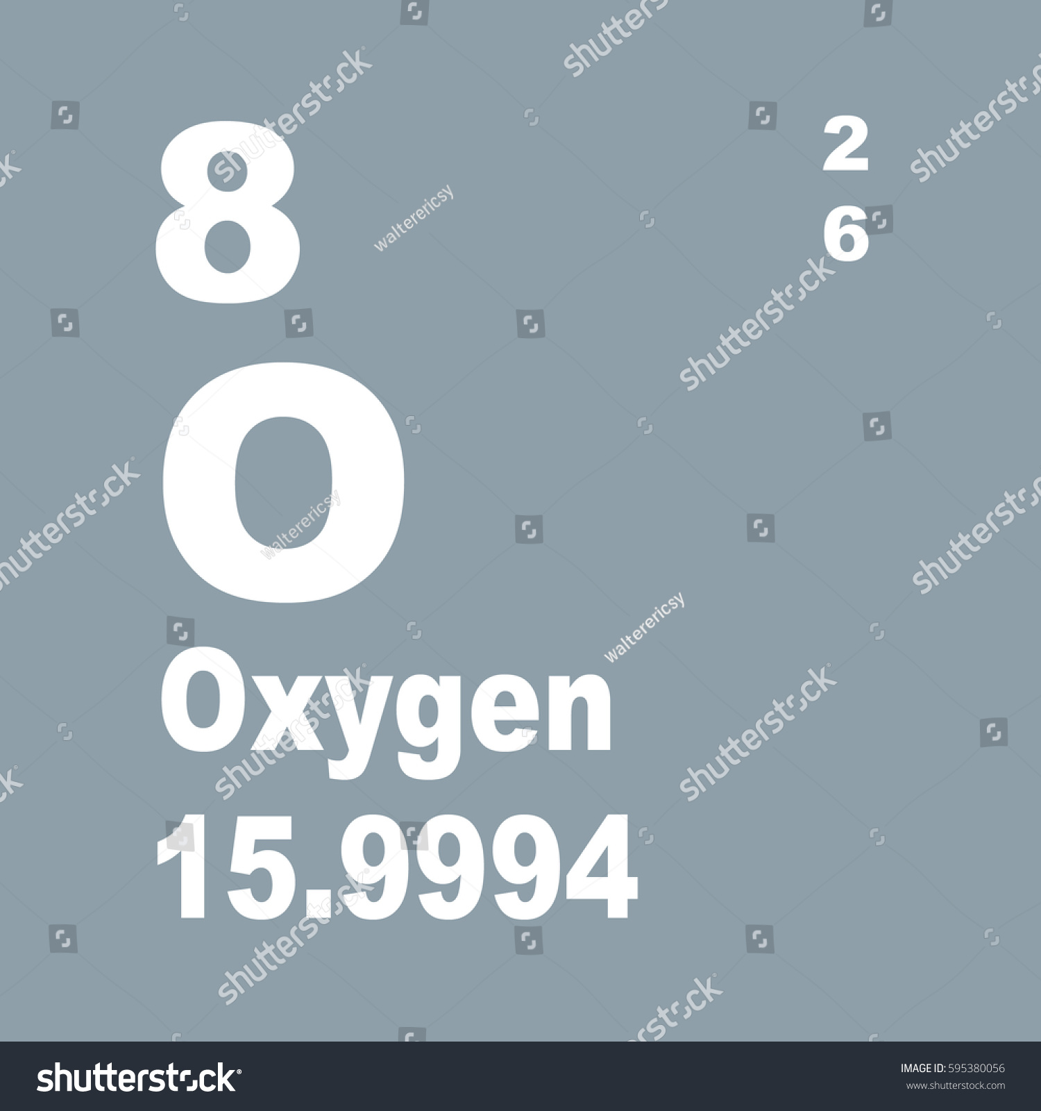 Oxygen Periodic Table Elements Stock Illustration 595380056 | Shutterstock