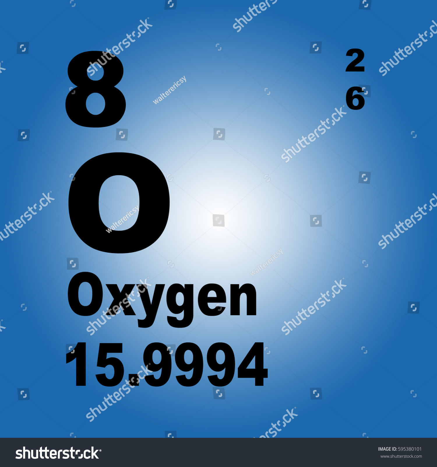 Oxygen Periodic Table Elements Stock Illustration 595380101 | Shutterstock