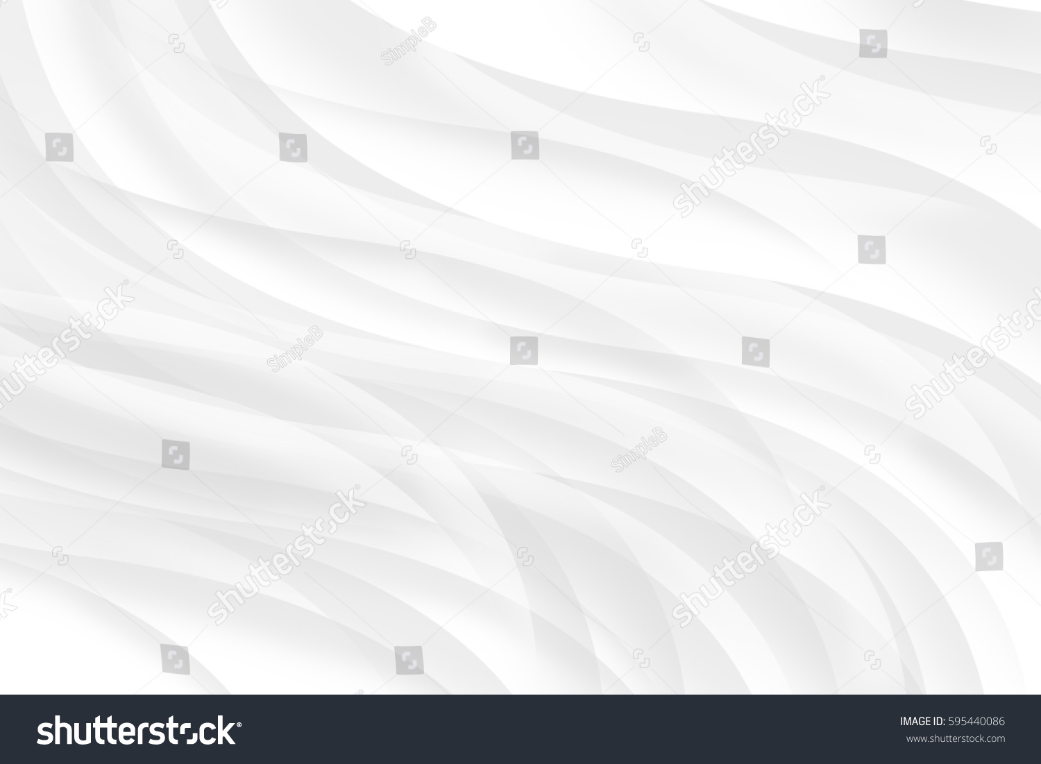 Abstract White Background Smooth Lines Stock Illustration 595440086 ...