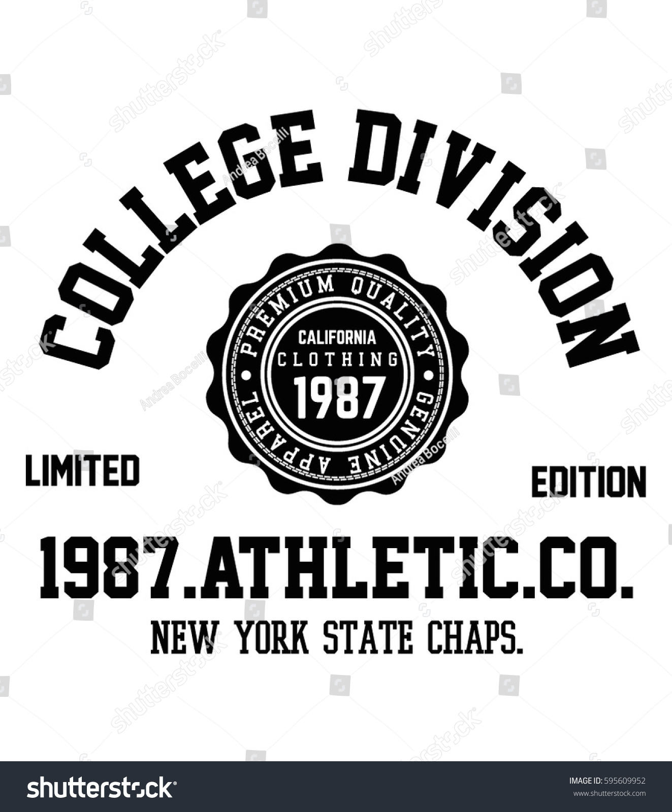 College New York Brooklyn Typography Patches Stock Vector (Royalty Free ...