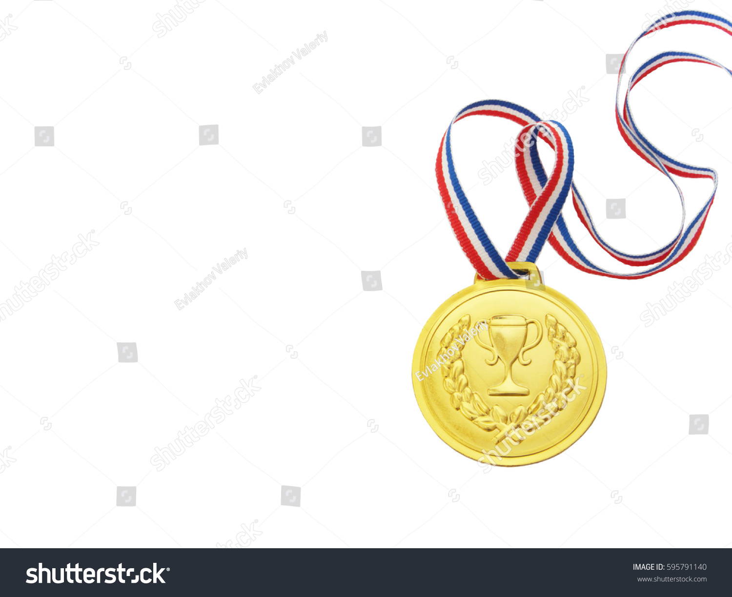 50mm Futsal Football  Gold Medal with Ribbon trd MM19034G 