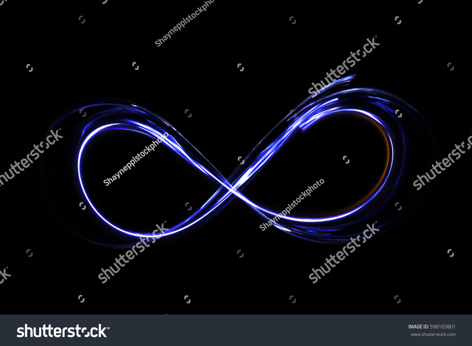 Light Painting Infinity Symbol Stock Photo 598103801 | Shutterstock