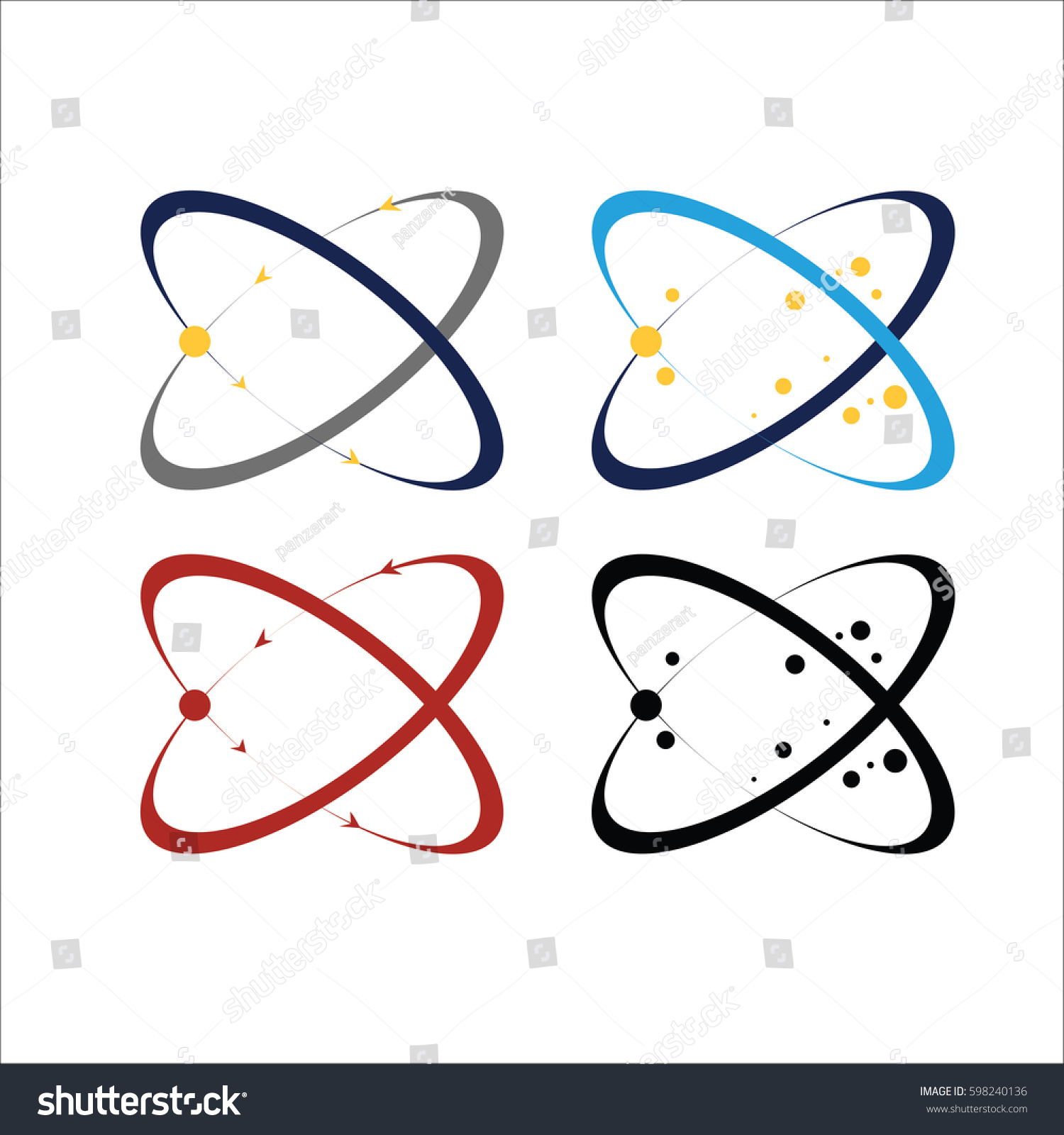 Chemical Reaction Vector Stock Vector (Royalty Free) 598240136 ...