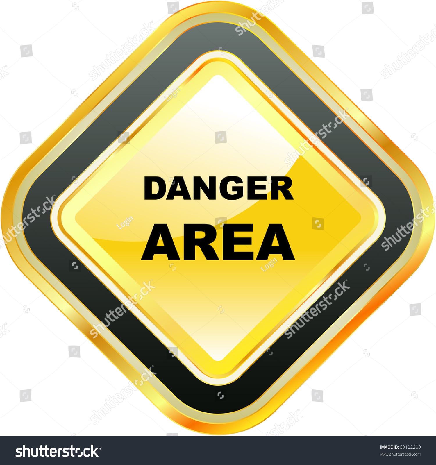 Warning Vector Label Vector Template Stock Vector (Royalty Free ...