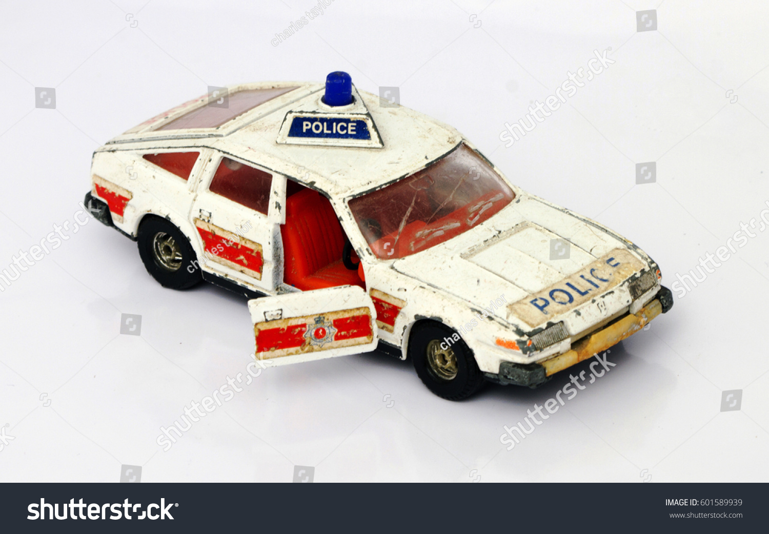 old toy police cars