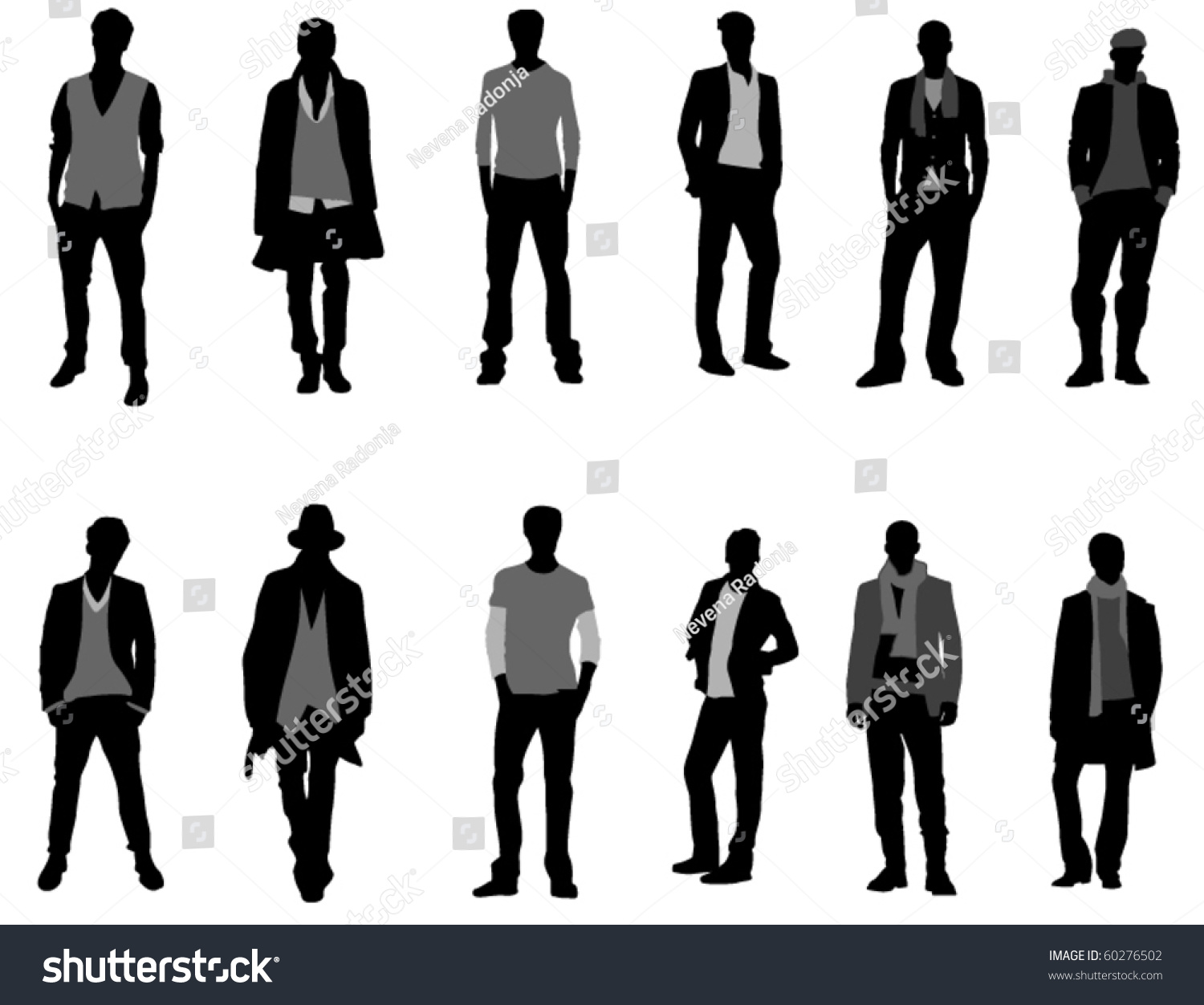 Male Fashion Stock Vector (Royalty Free) 60276502 | Shutterstock