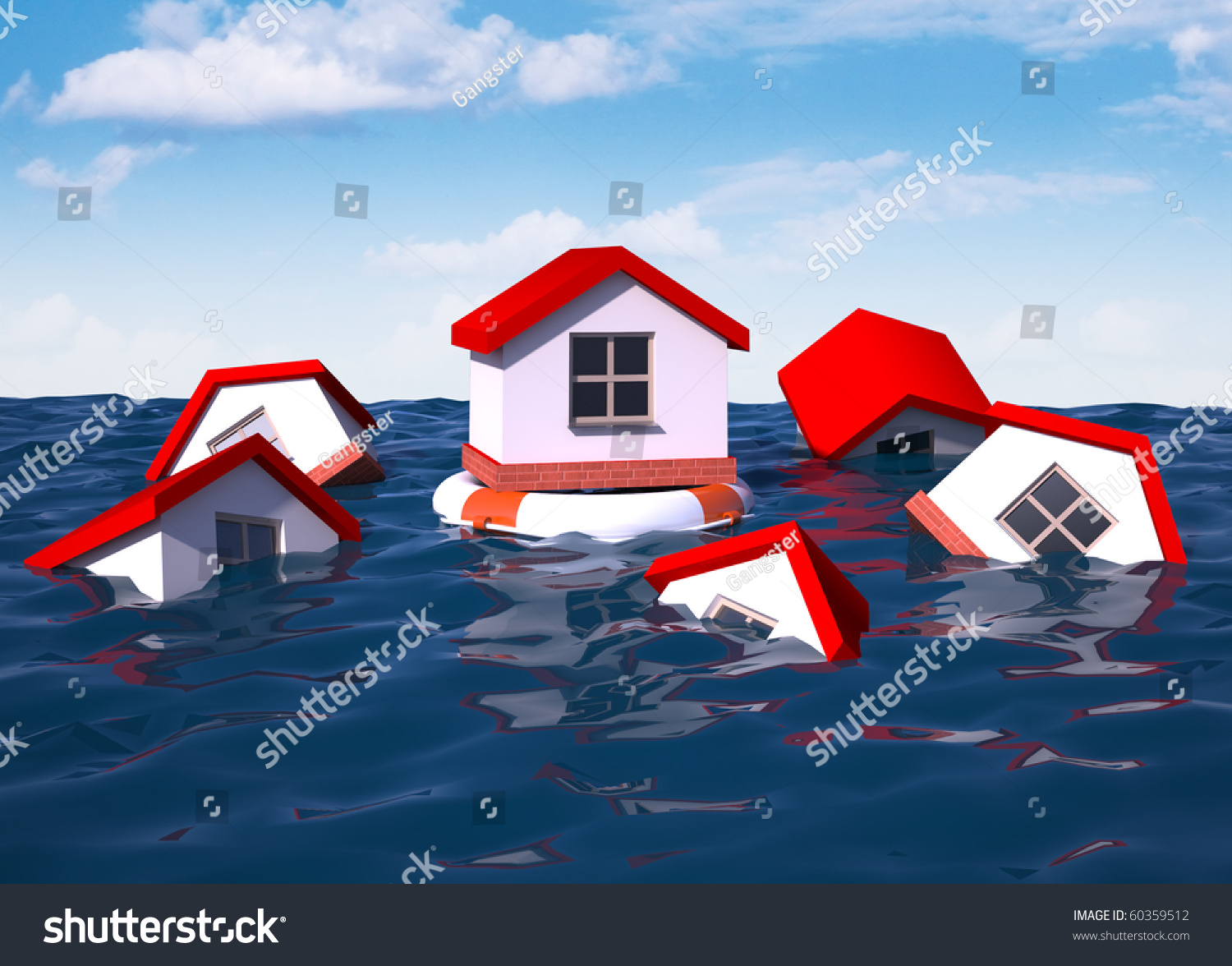 Спасательный дом. Страхование от наводнения. Страхование жилья от паводка. Страхование имущества от затопления. Страхование имущества от наводнения.