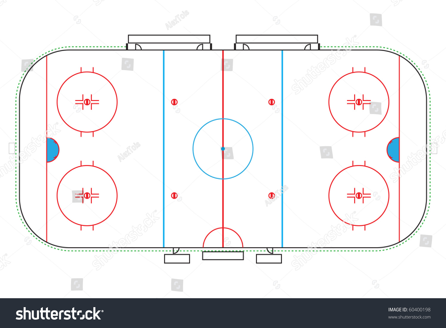 Размер хоккейной площадки в россии. Разметка хоккейной площадки 20х40. Разметка хоккейной площадки 30-60. Разметка хоккейного корта. Хоккейная площадка НХЛ схема.