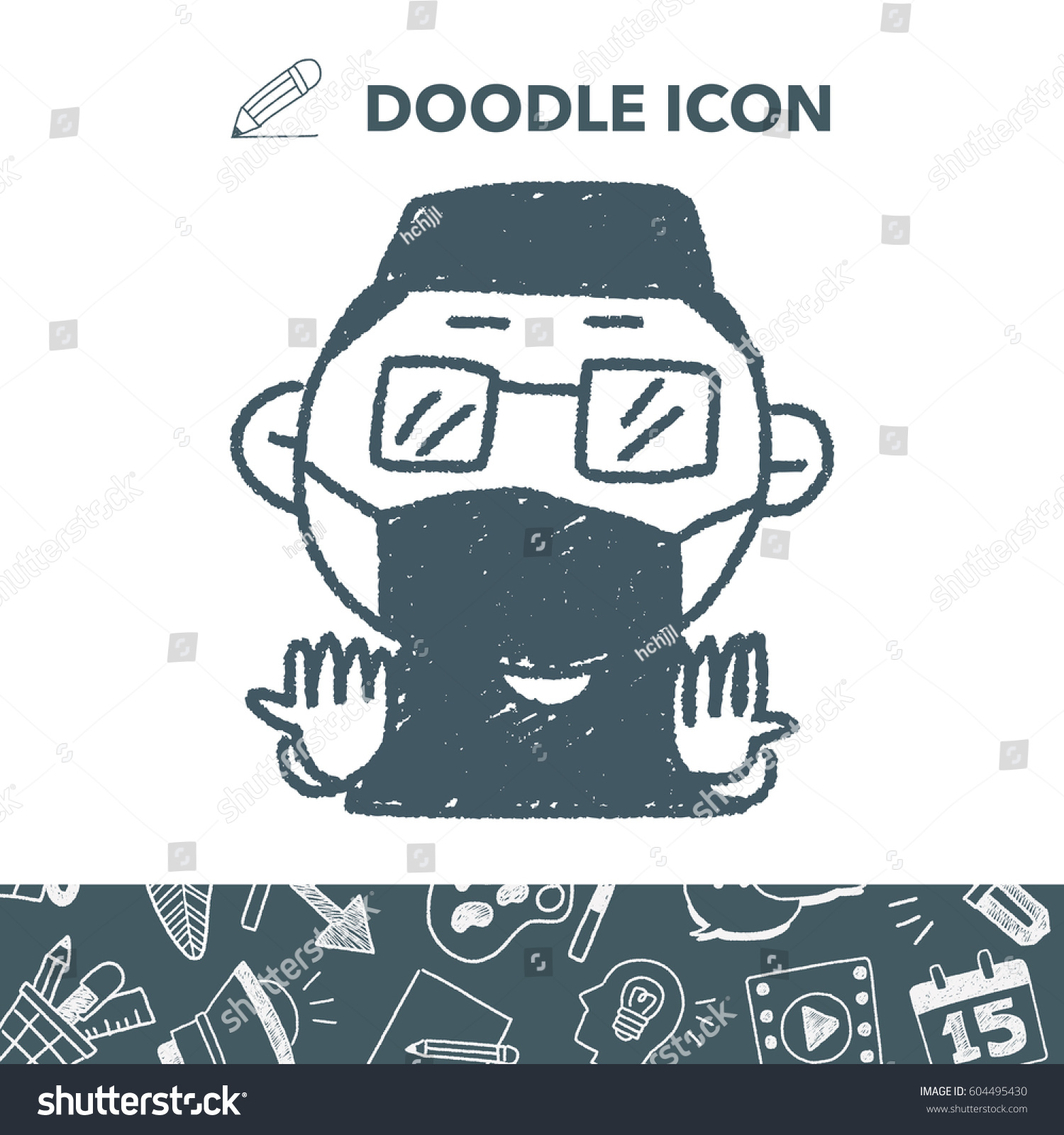 Doodle Surgeon Stock Vector (Royalty Free) 604495430 | Shutterstock