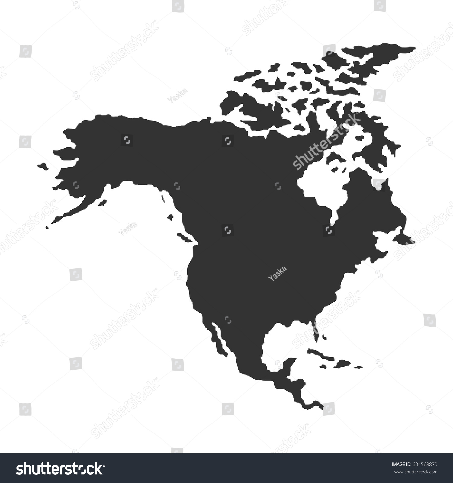 Territory North America Vector Illustration Stock Vector (Royalty Free ...