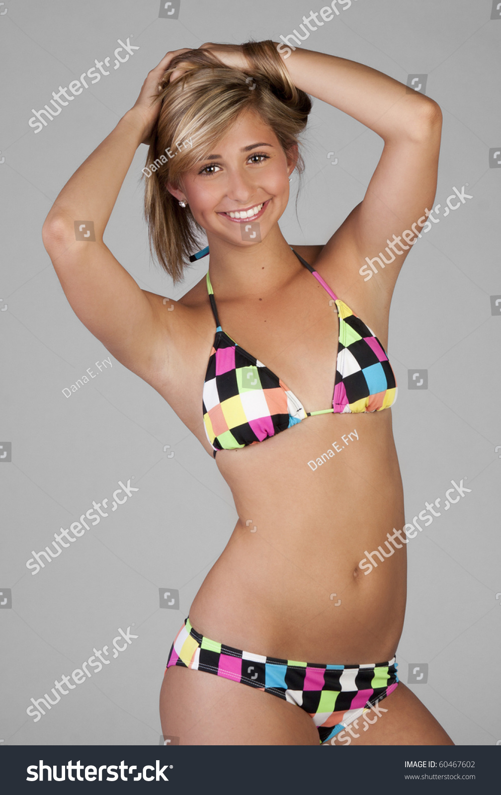 Blond Teen Girl Bikini Swimsuit Stock Photo 60635317 | Shutterstock