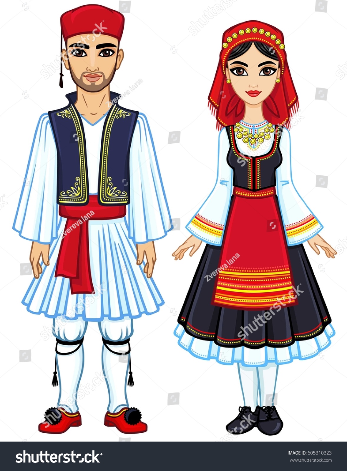 Национальный костюм греки дети