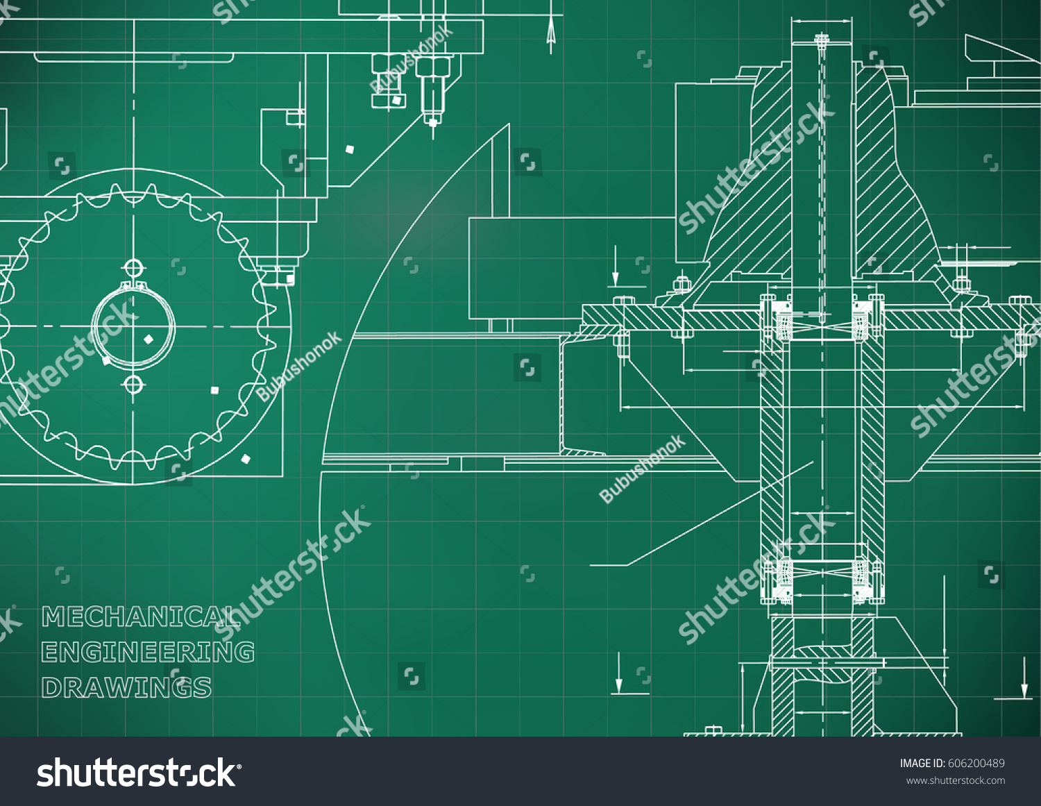 Blueprints Engineering Backgrounds Mechanical Engineering Drawings ...