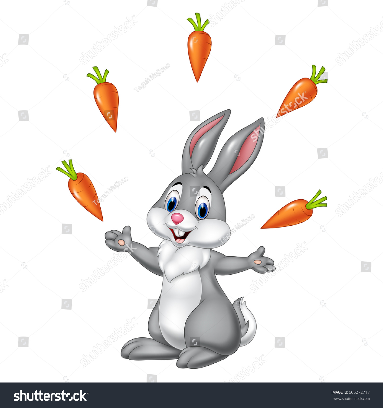 Зайчик и много морковки