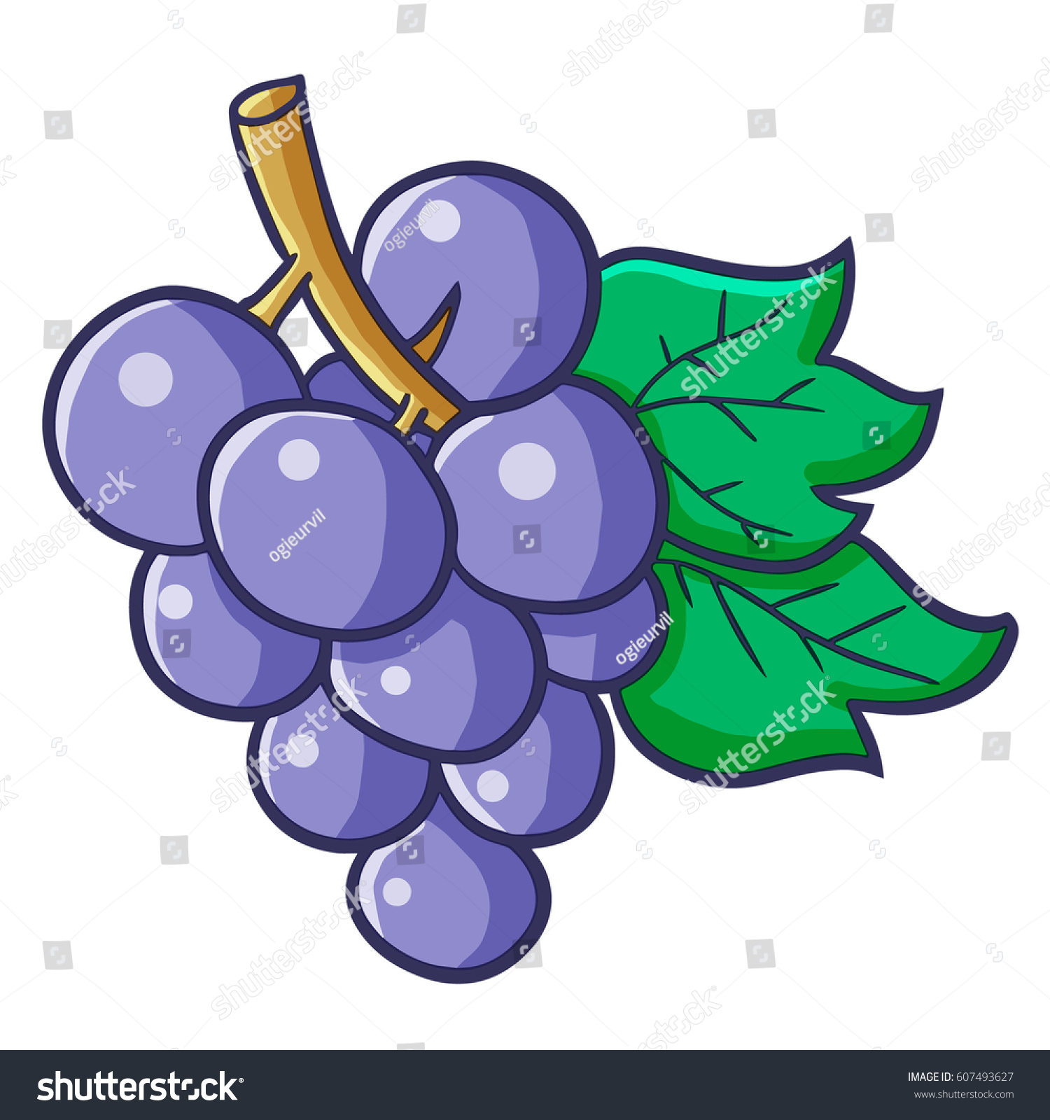 Виноград рисунок детский