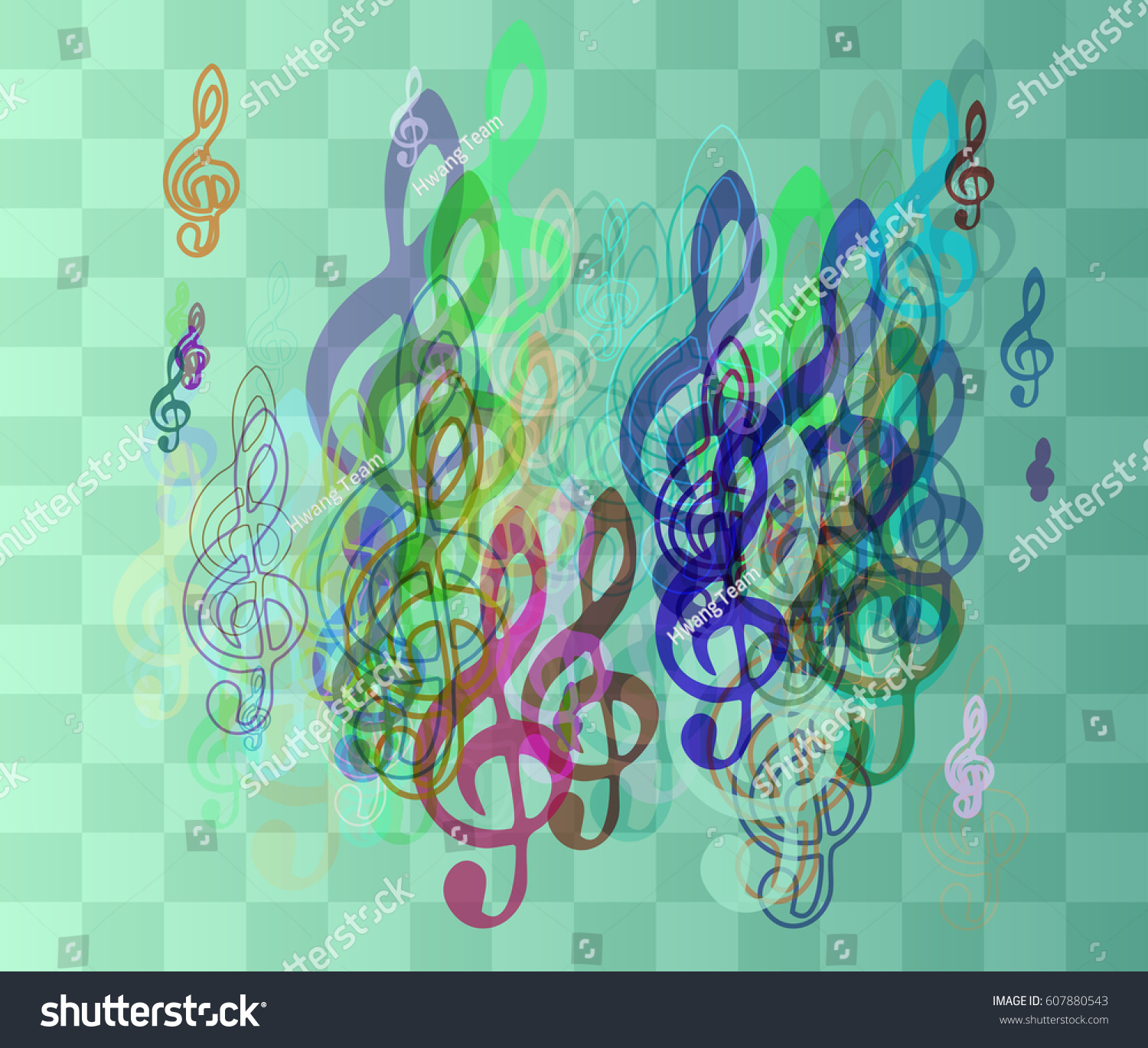 Score Vector Background Stock Vector (Royalty Free) 607880543 ...