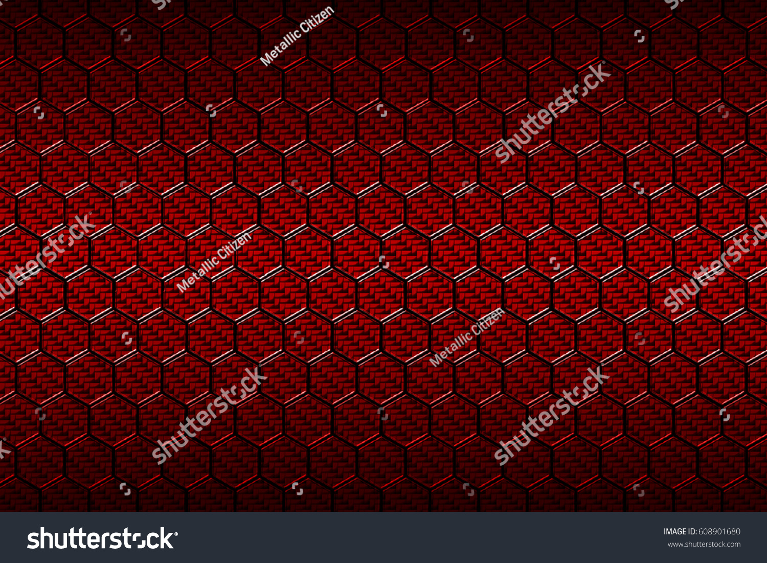 Red Carbon Fiber Hexagon Pattern Background Stock Illustration 608901680 Shutterstock 6005