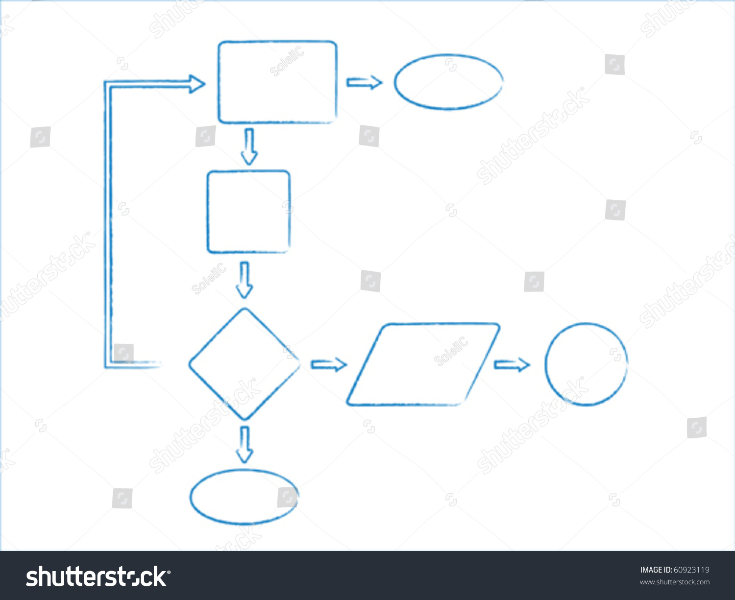 Database Diagram Flowchart: เวกเตอร์สต็อก (ปลอดค่าลิขสิทธิ์) 60923119 ...