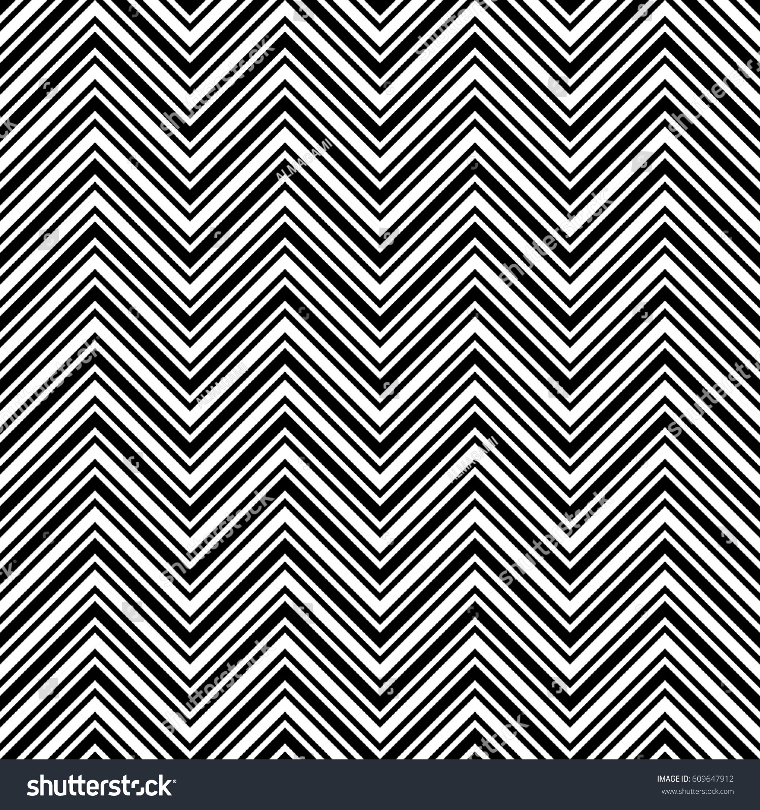 Monochrome Chevron Pattern Black White Seamless Stock Vector (Royalty ...