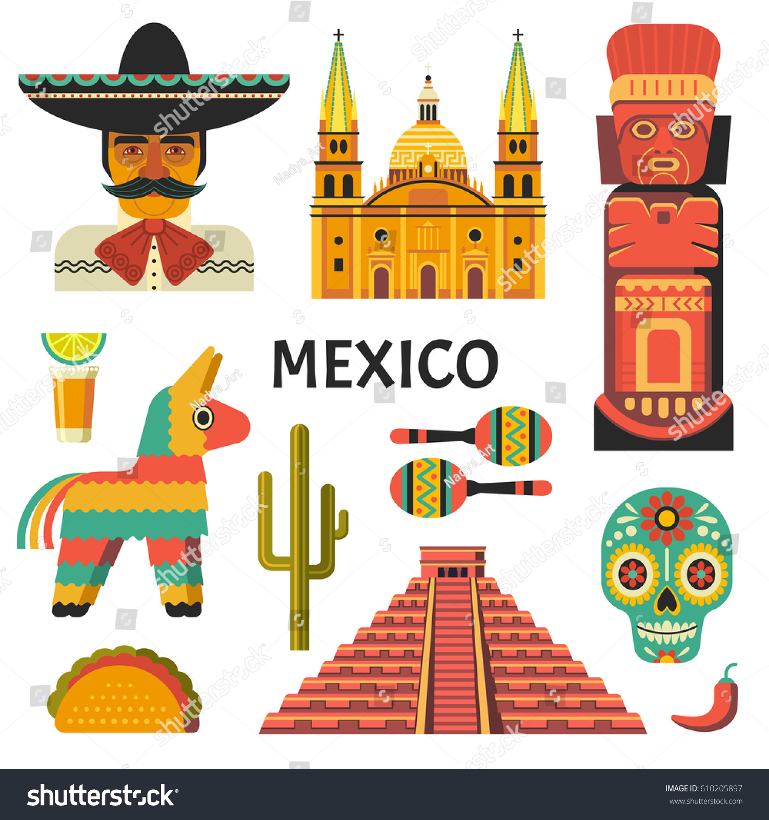Мексика вектор Графика