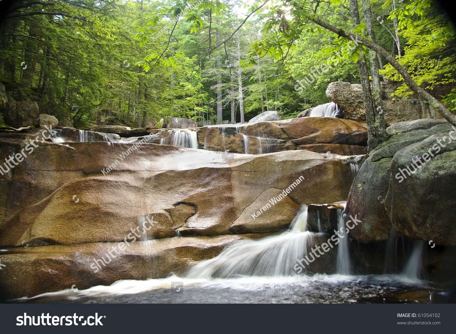 Waterfalls Cascades Pools Dianas Baths White Stock Photo 61054102 ...