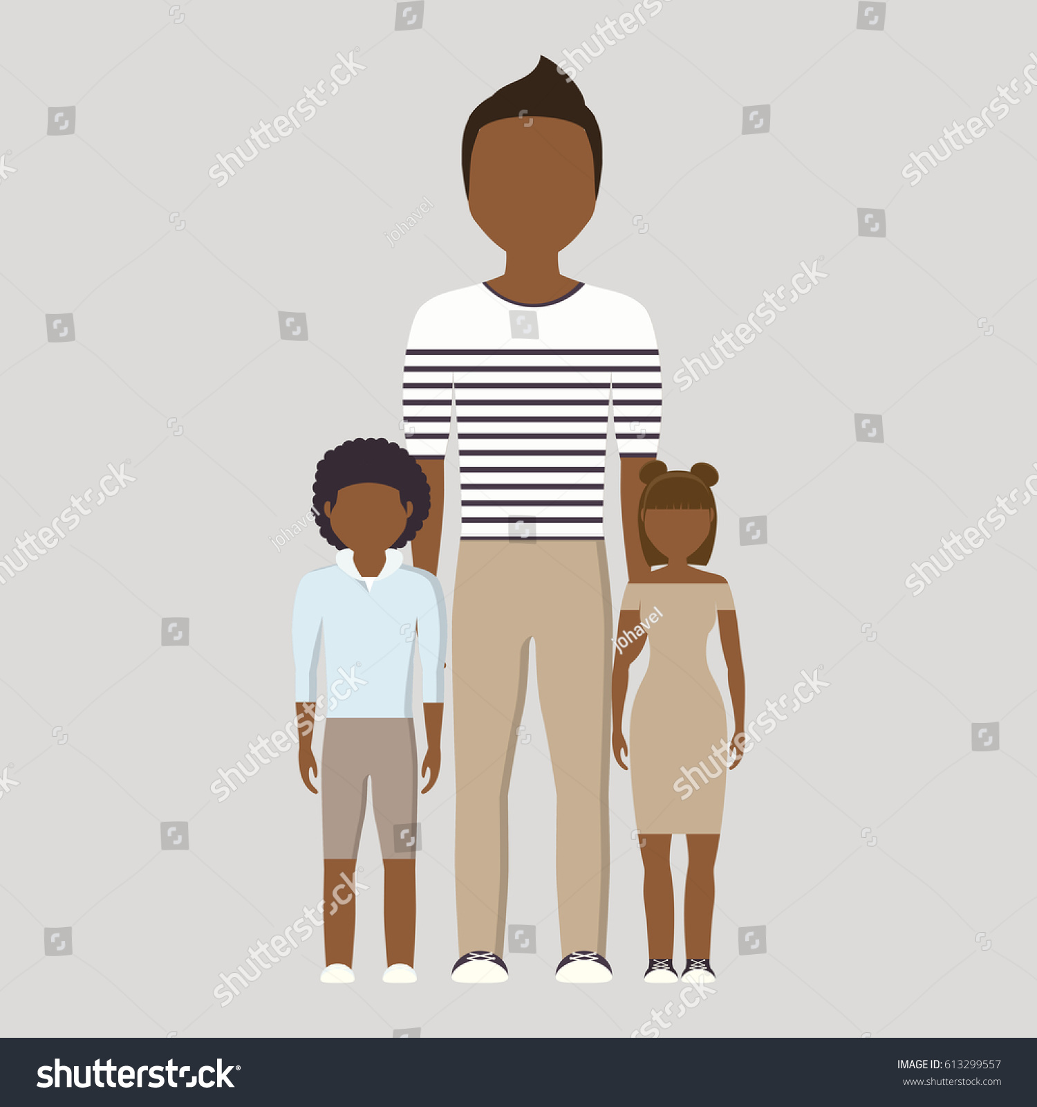 Family Cartoon Icon Stock Vector (Royalty Free) 613299557 | Shutterstock