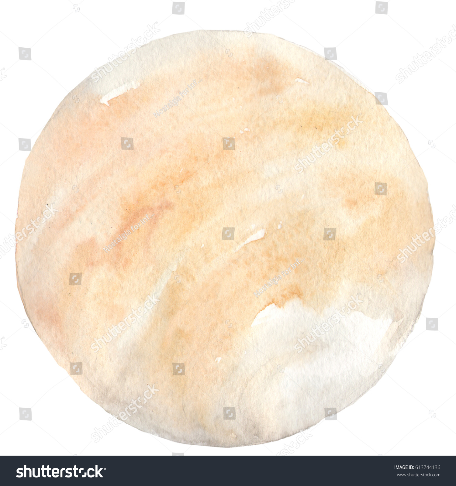 Watercolor Venus Planet Stock Illustration 613744136 | Shutterstock