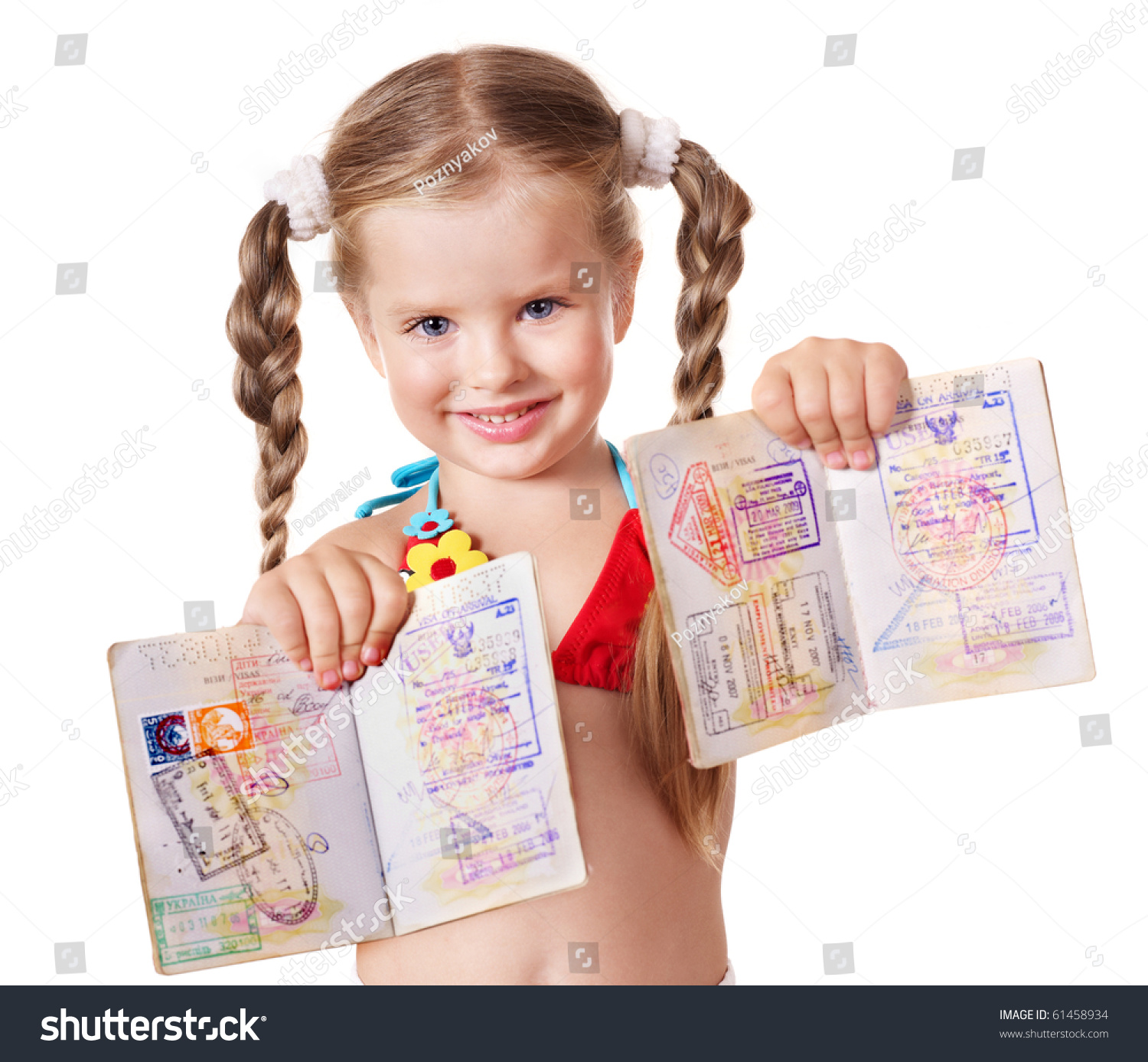 Children holding Passport