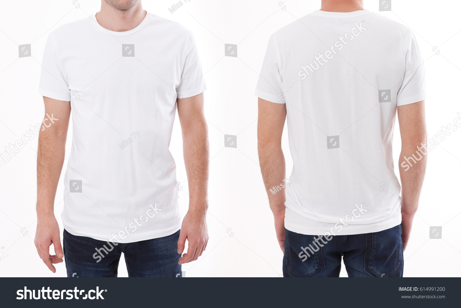 Tshirt Design People Concept Close Young Stock Photo 614991200 ...