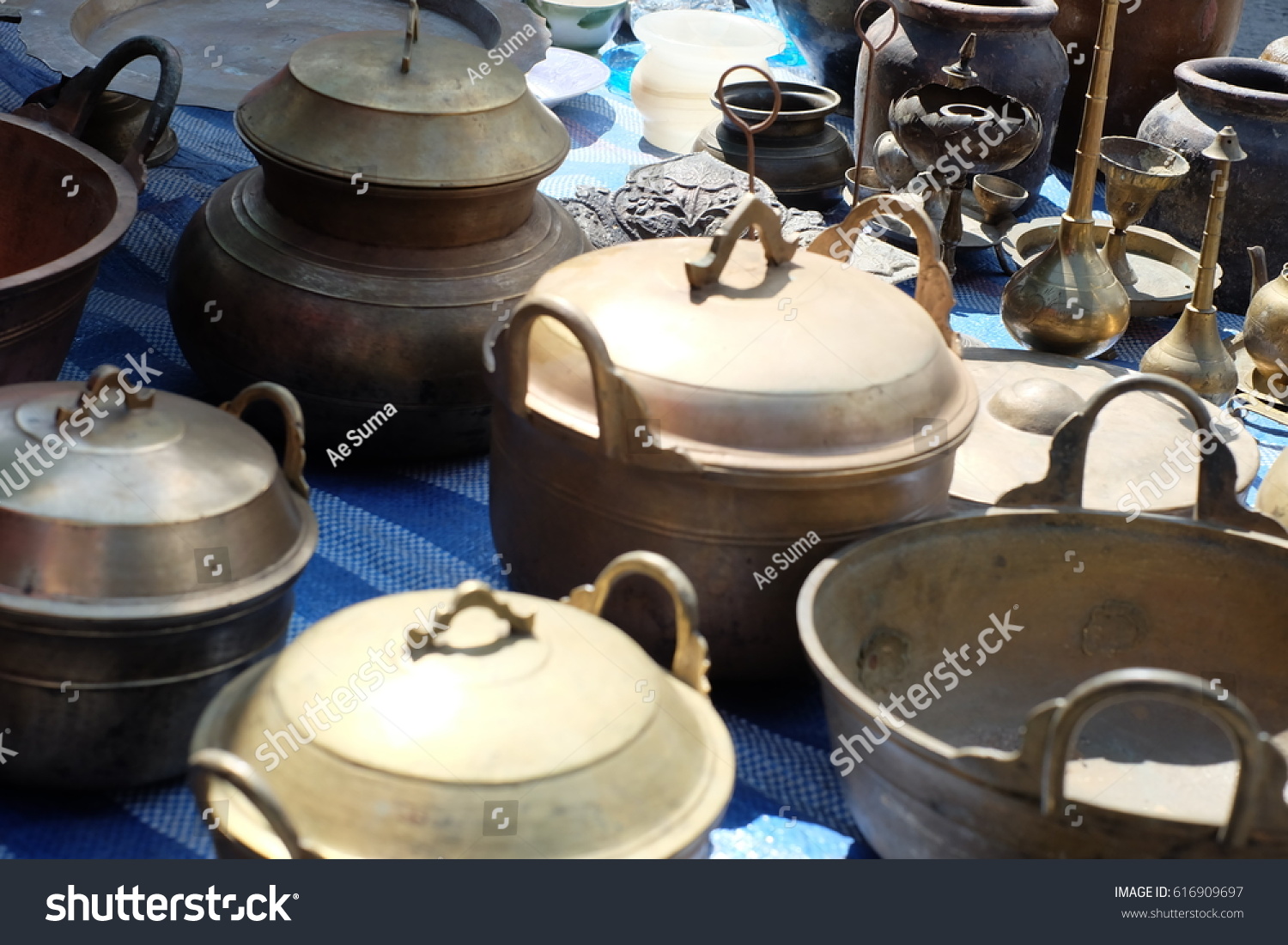 Golden Kitchenware Thailand Stock Photo 20   Shutterstock