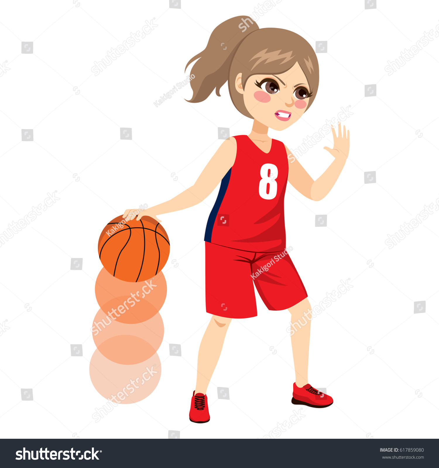 Мультяшные баскетболисты девочки