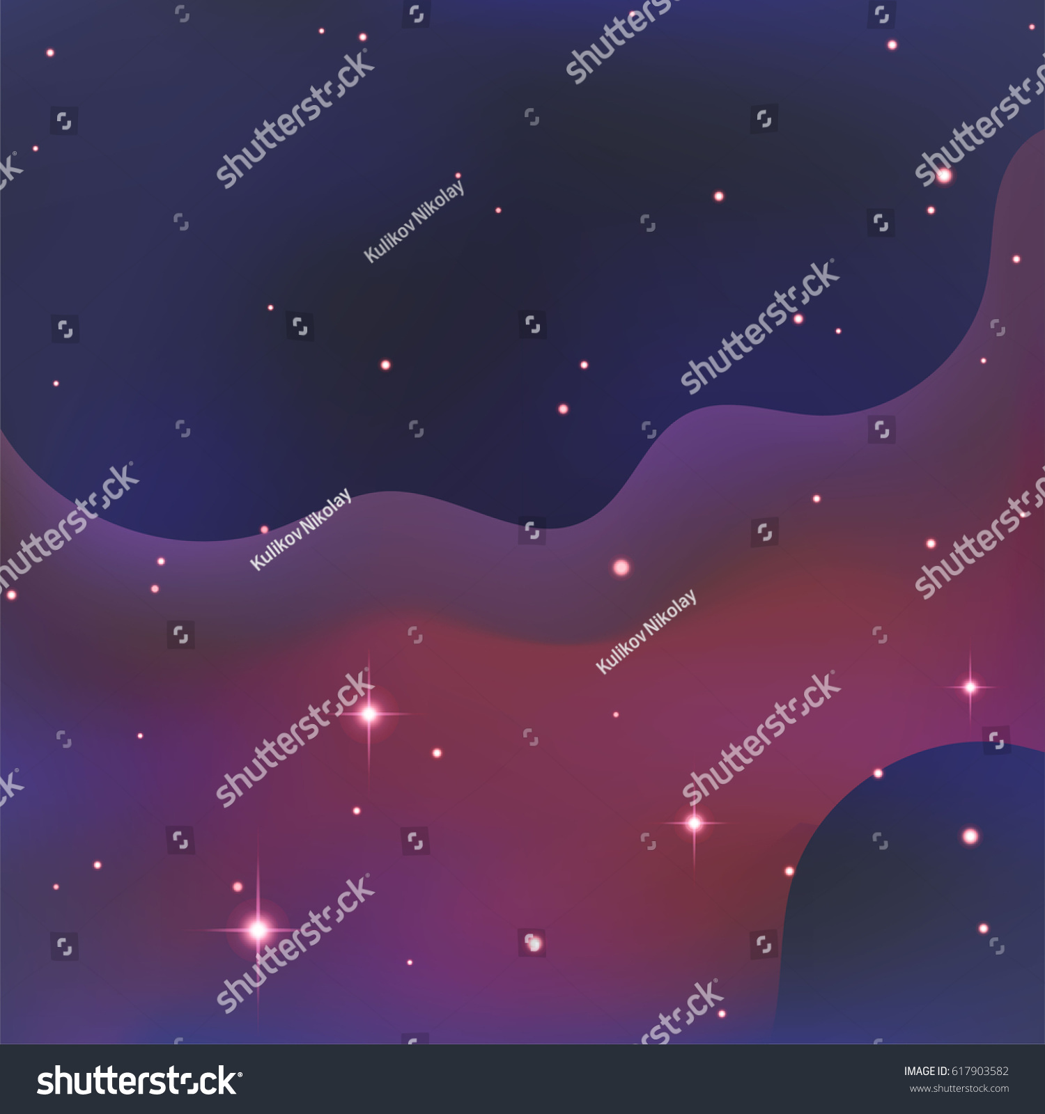 Space Cartoon Stylevector Illustration 10 Stock Vector (Royalty Free ...