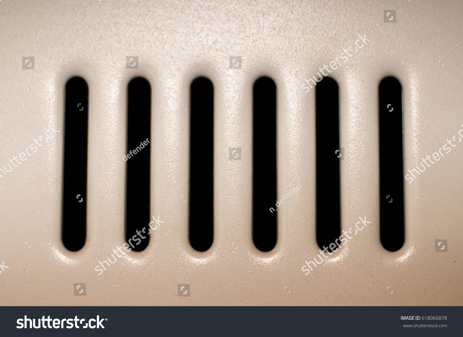 Ventilation System Metal Ventilation Grid Stock Photo 618066878